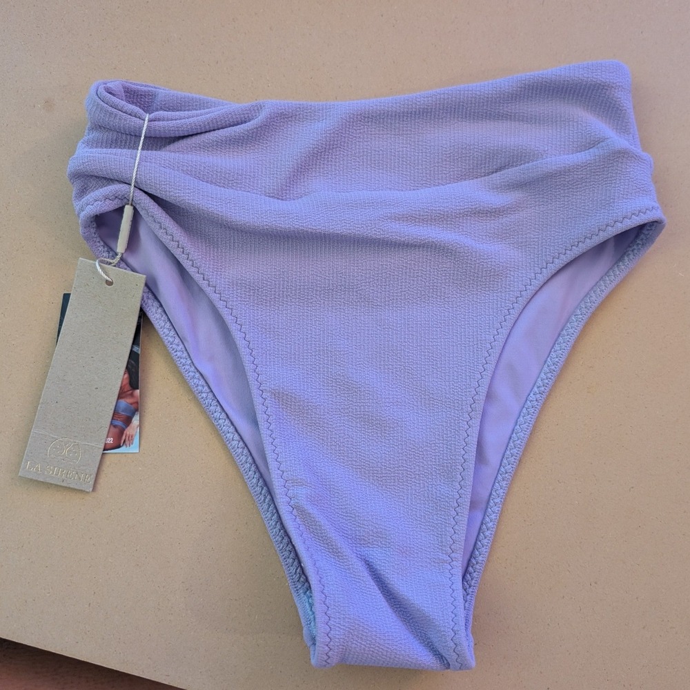 La Sirene High Waisted Bikini Bottom Swim Medium NEW Beach Club Resort